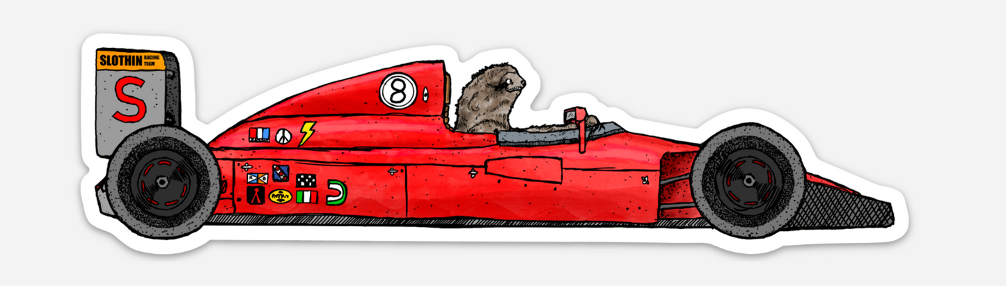 BellavanceInk: Sloth Speed Racing In Their Race Car