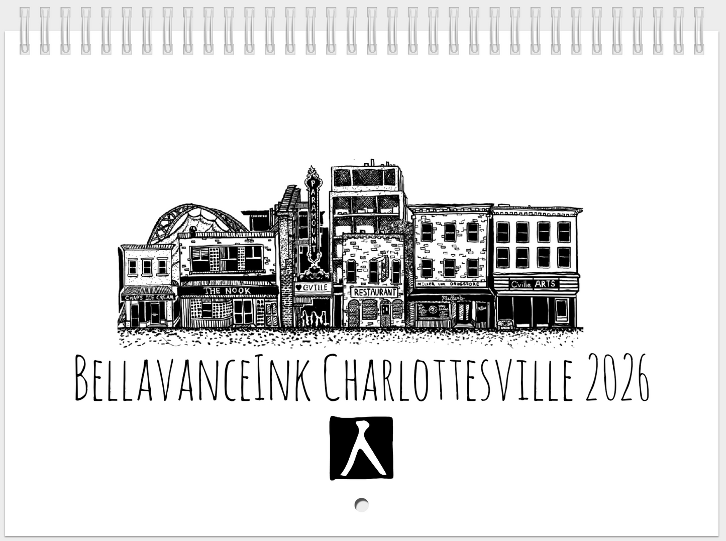 BellavanceInk: 2026 Best of Charlottesville Pen & Ink Drawings Calendars