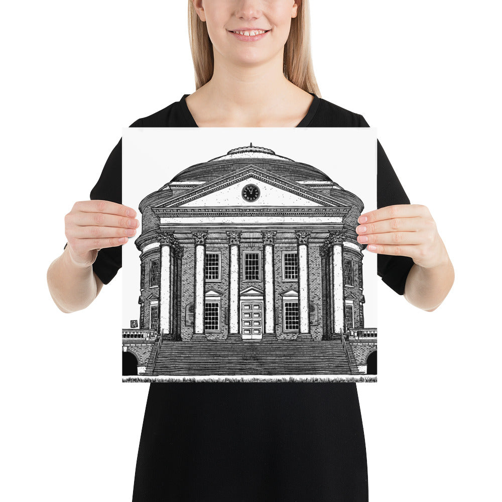 BellavanceInk: Limited Prints Of The UVA Rotunda With Optional Framed Version (Officially Licensed)