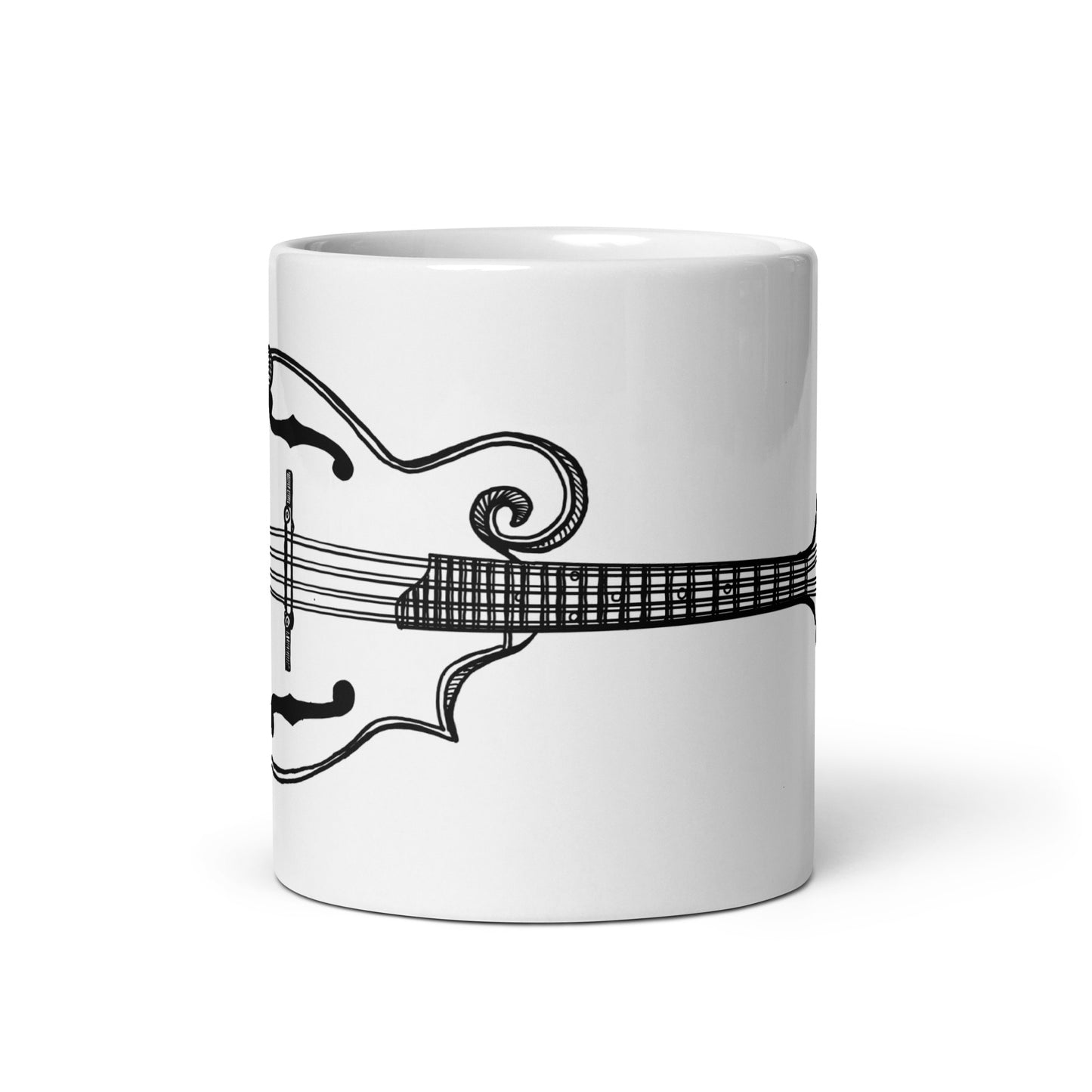 BellavanceInk: Coffee Mug With F-Style Mandolin Musical Instrument