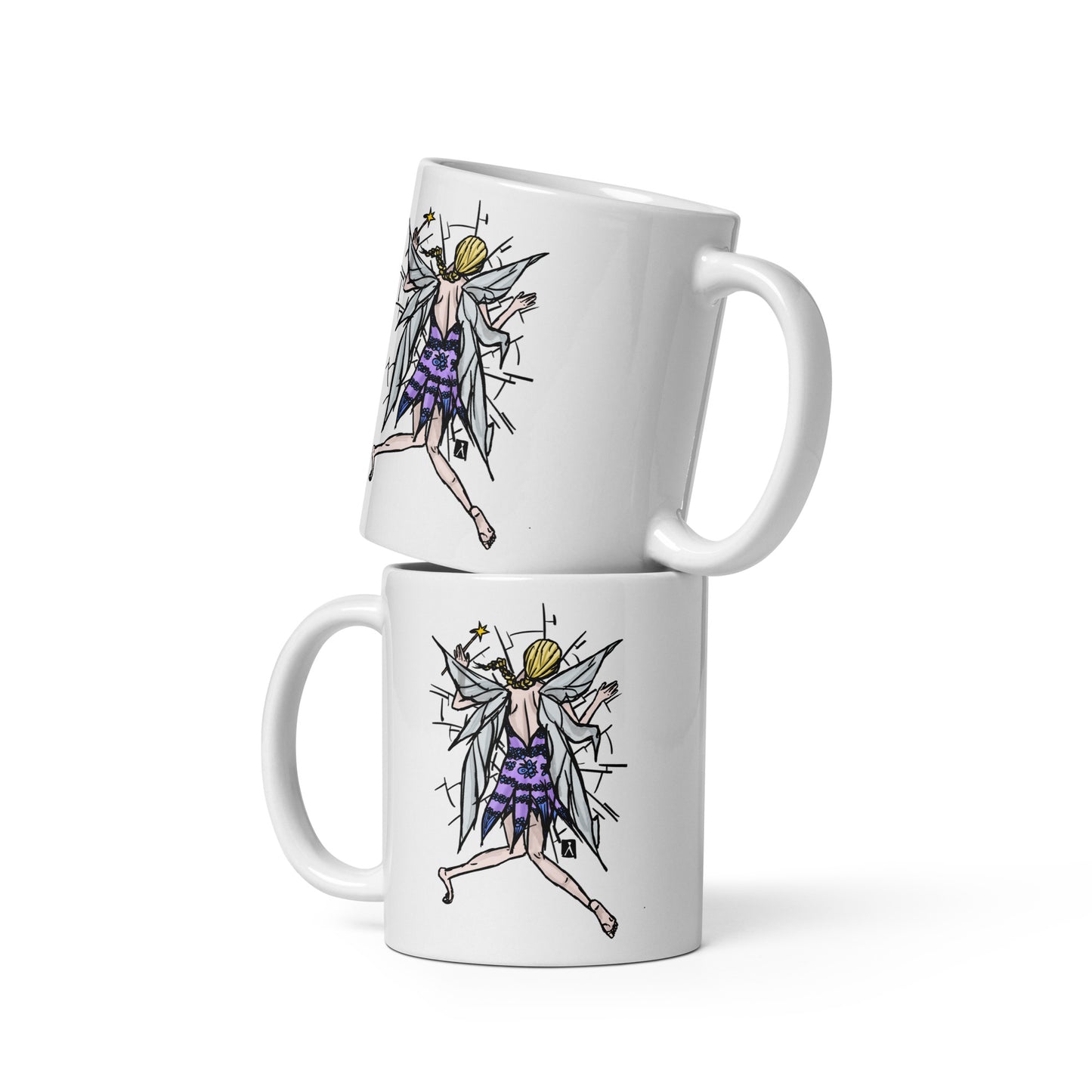 BellavanceInk: Coffee Mug With A Magical Fairy Splatting Into A Coffee Mug