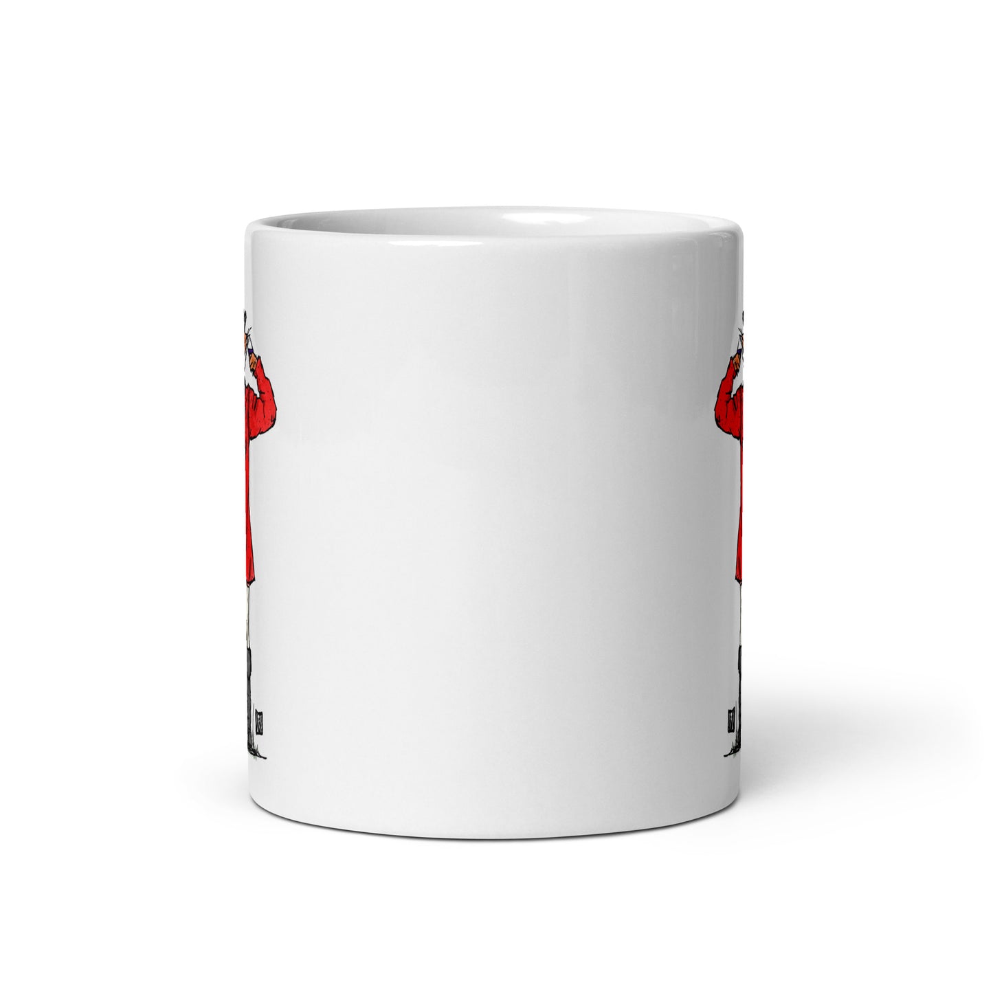BellavanceInk: Coffee Mug With Fox Dressed In Their Fox Hunting Garb