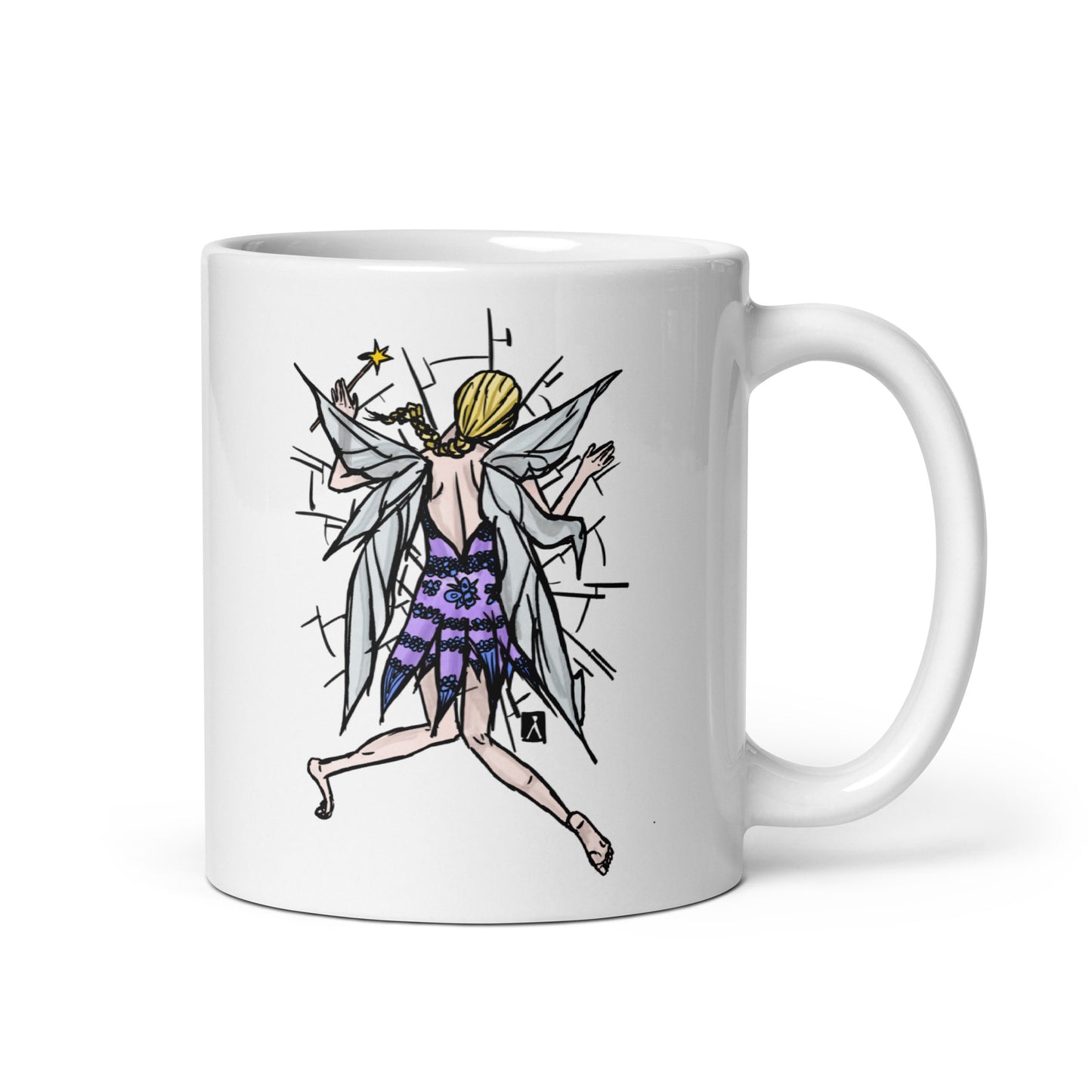 BellavanceInk: Coffee Mug With A Magical Fairy Splatting Into A Coffee Mug