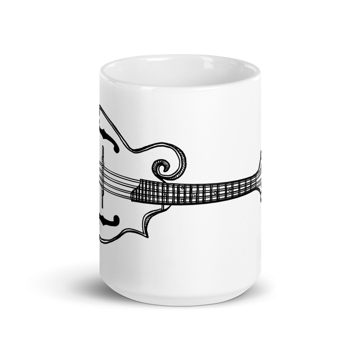 BellavanceInk: Coffee Mug With F-Style Mandolin Musical Instrument