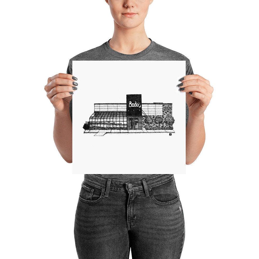 BellavanceInk: Charlottesville Area Attractions Bodos Bagels Restaurant Limited Prints - BellavanceInk