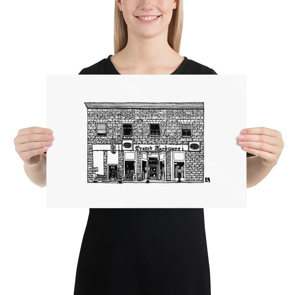 BellavanceInk: Crozet Area Attractions Crozet Hardware Store Limited Prints - BellavanceInk