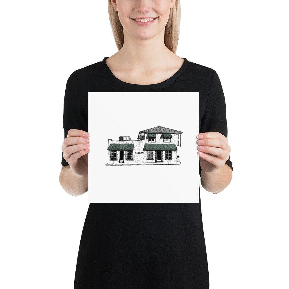 BellavanceInk: Charlottesville Area Stops To See, Fellini's Restaurant Limited Prints - BellavanceInk