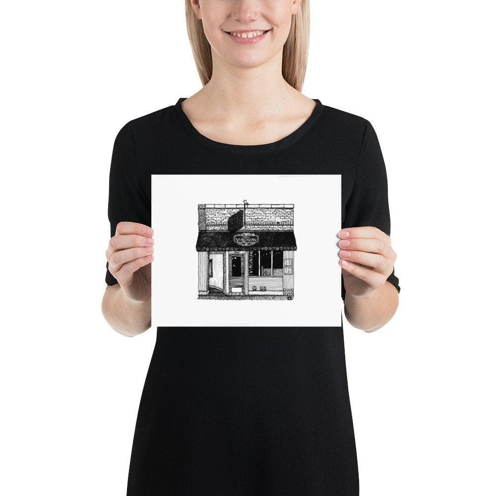 BellavanceInk: Charlottesville Area Attractions The Virginian Restaurant Limited Prints - BellavanceInk