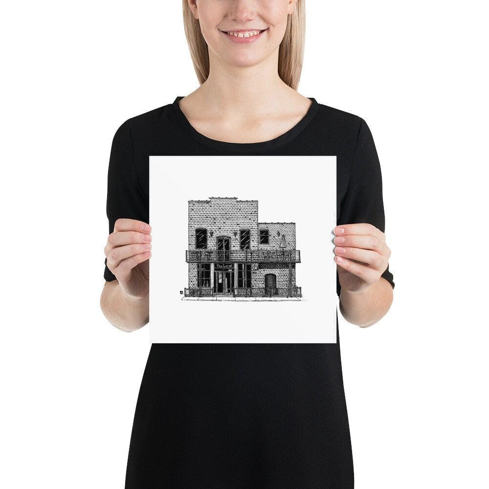 BellavanceInk: Charlottesville Area Attractions The Local Restaurant in Belmont, Charlottesville Virginia Limited Prints - BellavanceInk