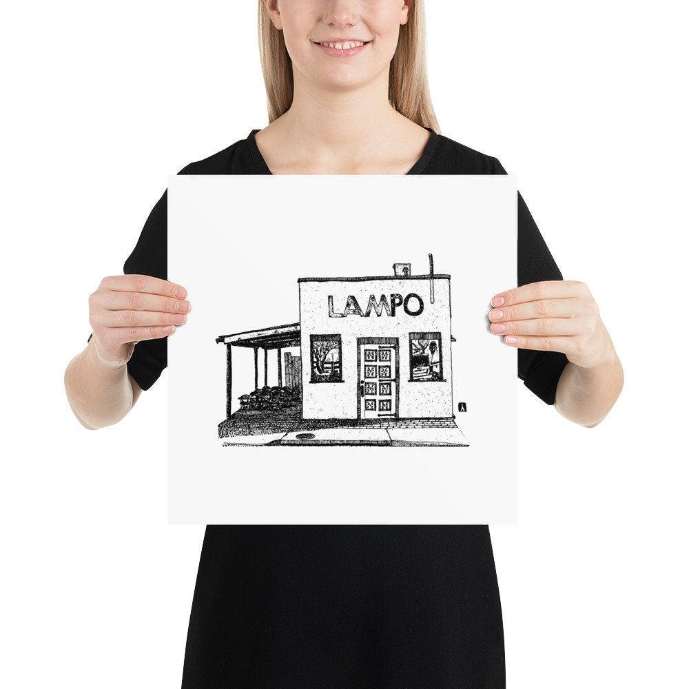 BellavanceInk: Local Charlottesville Restaurant Virginia Lampo Limited Print - BellavanceInk