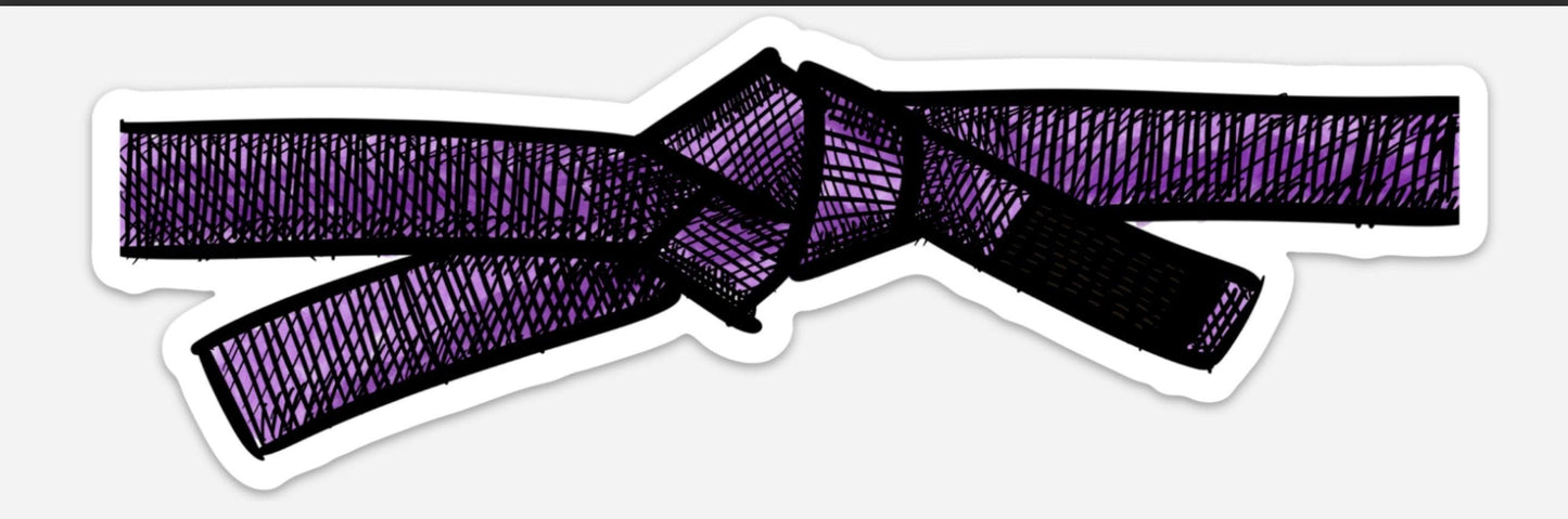 BellavanceInk: BJJ Brazilian Jiu-Jitsu Belt Rank Vinyl Cut Stickers - BellavanceInk
