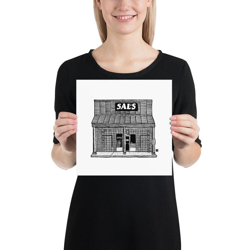 BellavanceInk: Crozet Area Attractions Sal's Pizza Restaurant Limited Prints - BellavanceInk