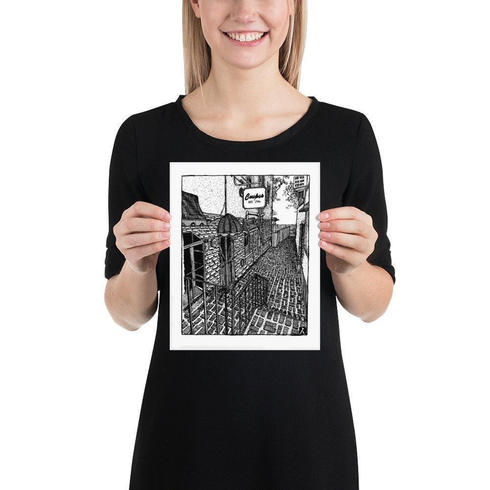 BellavanceInk: Charlottesville Area Attractions Coupe's Bar Downtown On Elliewood Limited Prints - BellavanceInk