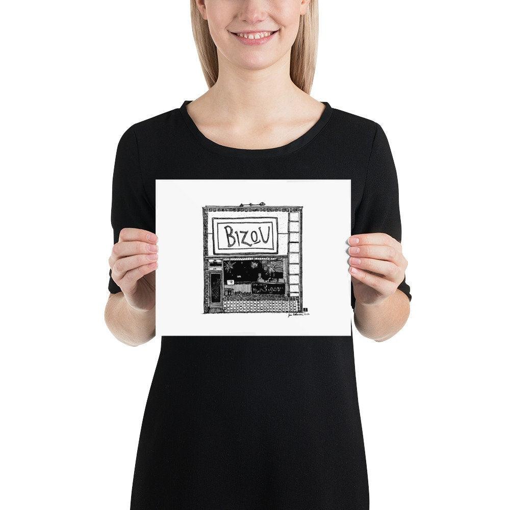 BellavanceInk: Charlottesville Area Attractions Bizou On The Down Town Mall Restaurant Limited Prints - BellavanceInk