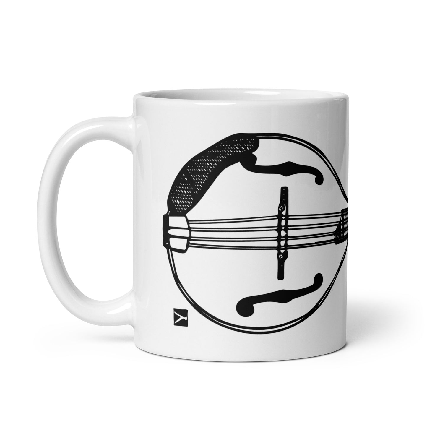 BellavanceInk: Coffee Mug With A-Style Mandolin Musical Instrument