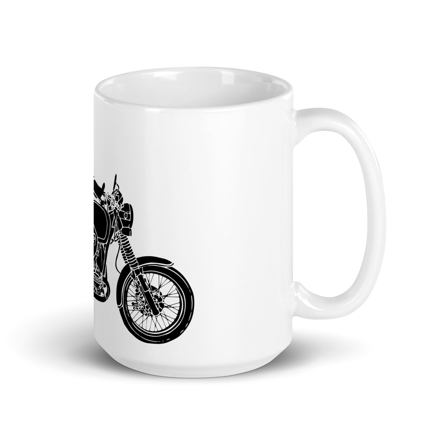 BellavanceInk: Coffee Mug With Death Riding His Motorcycle To Work
