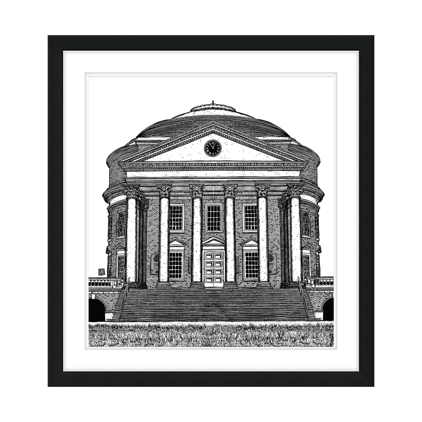 BellavanceInk: Limited Prints Of The UVA Rotunda With Optional Framed Version (Officially Licensed)