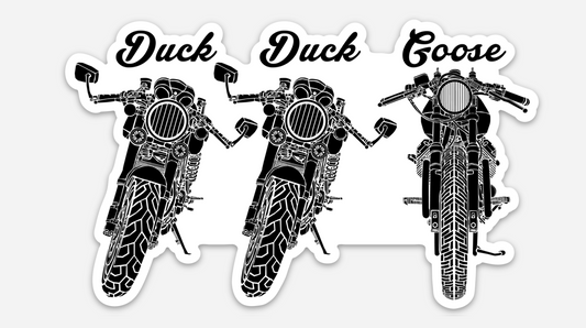 BellavanceInk: Duck Duck Goose Italian Motorcycle Sticker