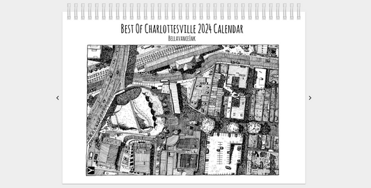 BellavanceInk: 2024 Best of Charlottesville Pen & Ink Drawings 8 x 11.5 Inches