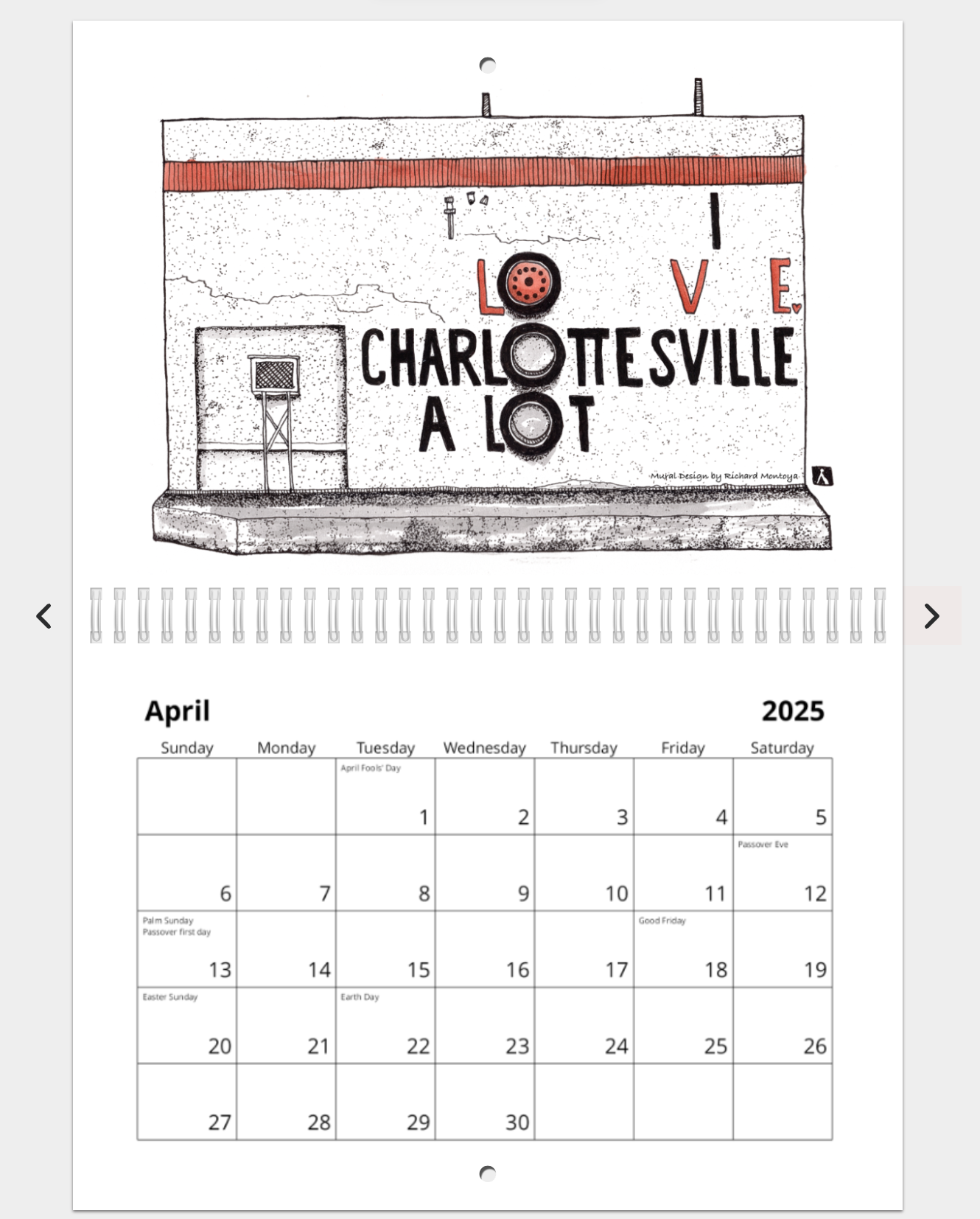 BellavanceInk: 2025 Best of Charlottesville Pen & Ink Drawings Calendars