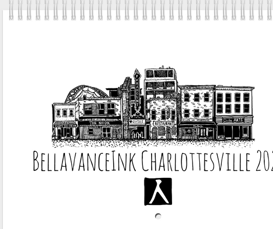 BellavanceInk: 2026 Best of Charlottesville Pen & Ink Drawings Calendars