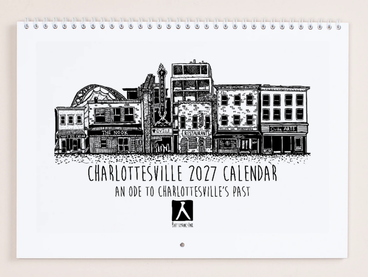 BellavanceInk: 2027 Calendar An Ode To Charlottesville's Past Pen And Ink Drawings