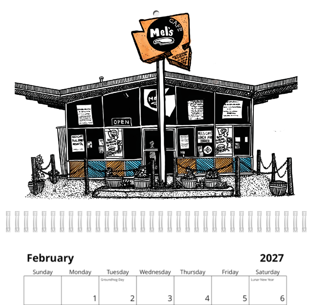 BellavanceInk: 2027 Calendar An Ode To Charlottesville's Past Pen And Ink Drawings