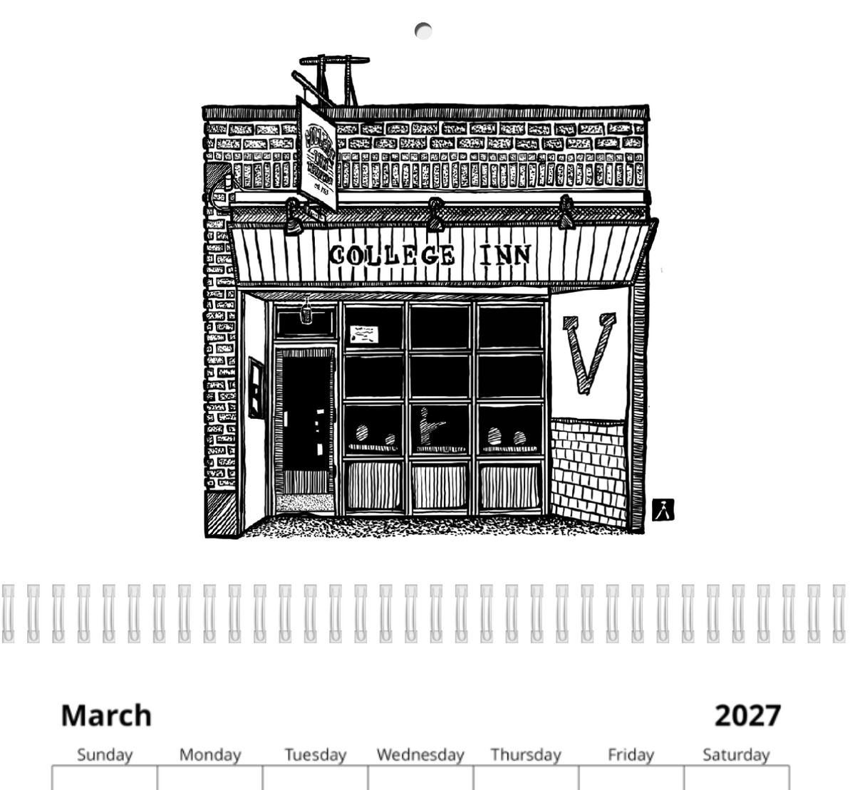 BellavanceInk: 2027 Calendar An Ode To Charlottesville's Past Pen And Ink Drawings