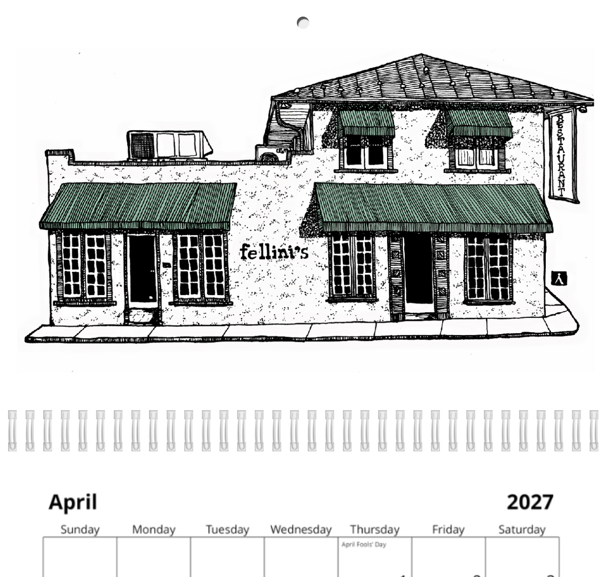 BellavanceInk: 2027 Calendar An Ode To Charlottesville's Past Pen And Ink Drawings