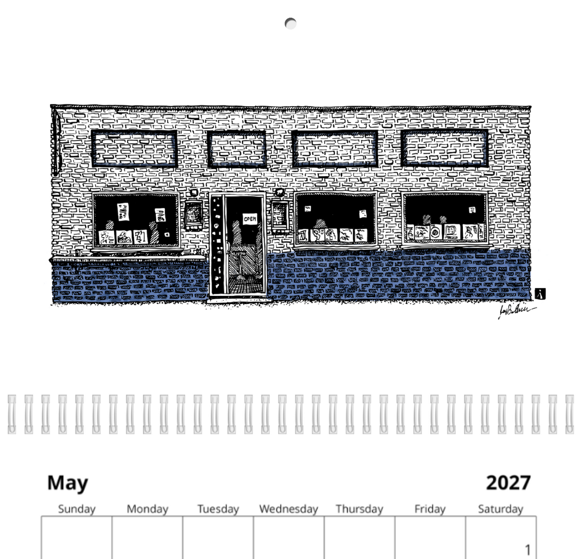 BellavanceInk: 2027 Calendar An Ode To Charlottesville's Past Pen And Ink Drawings