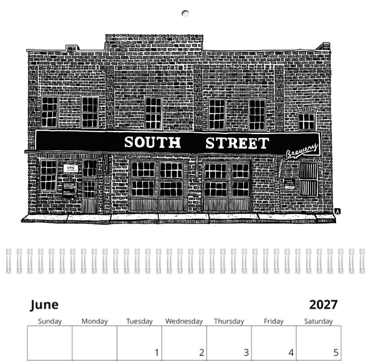 BellavanceInk: 2027 Calendar An Ode To Charlottesville's Past Pen And Ink Drawings