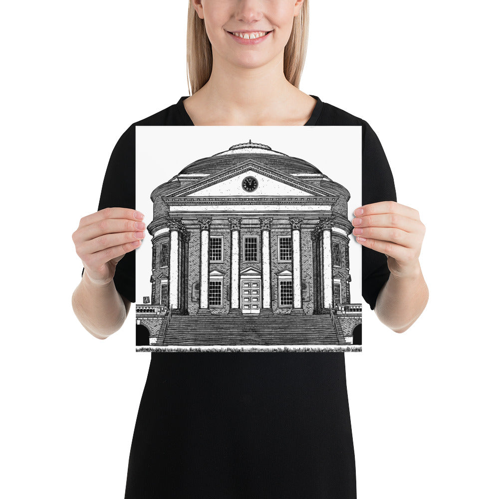 BellavanceInk: Limited Prints Of The UVA Rotunda With Optional Framed Version (Officially Licensed)