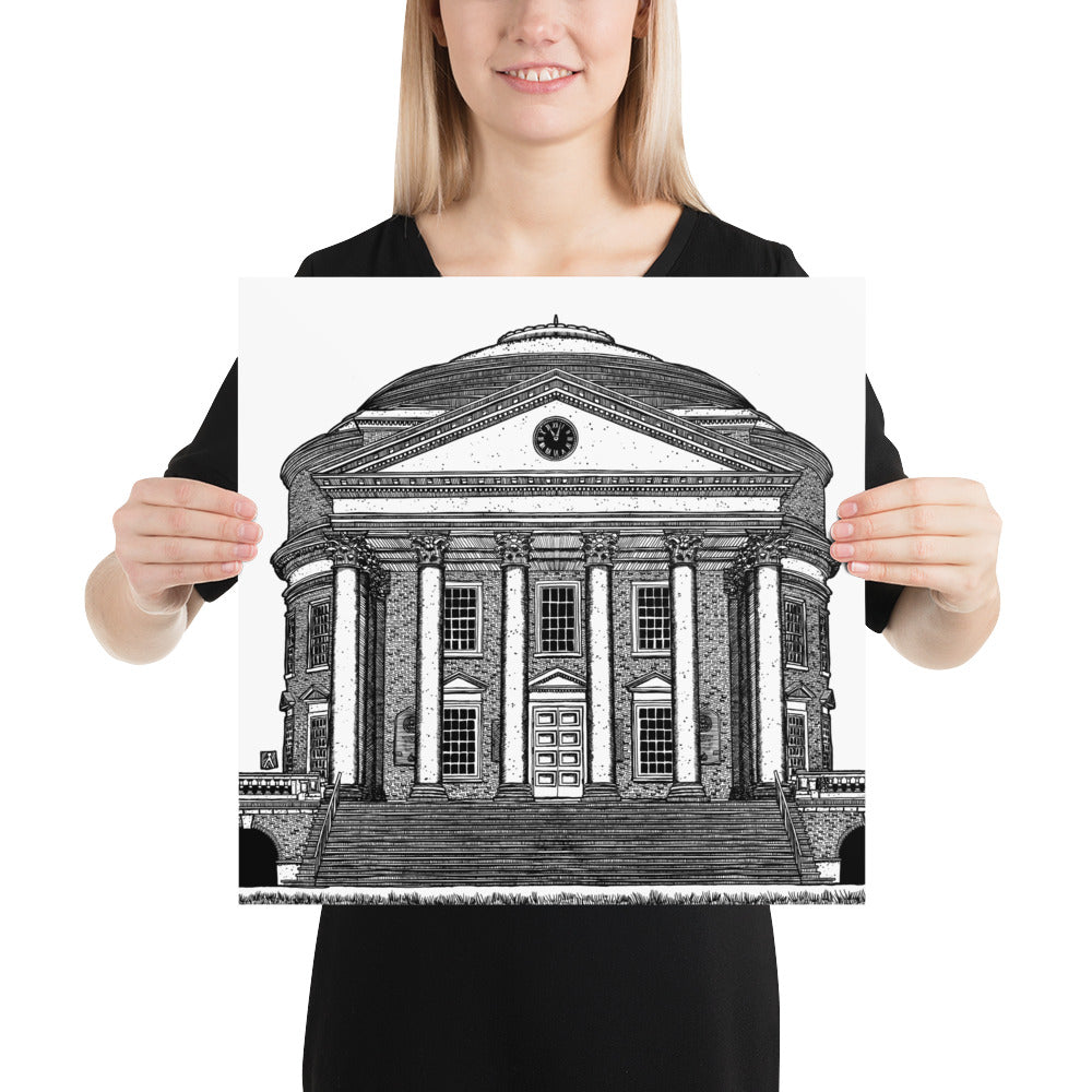 BellavanceInk: Limited Prints Of The UVA Rotunda With Optional Framed Version (Officially Licensed)