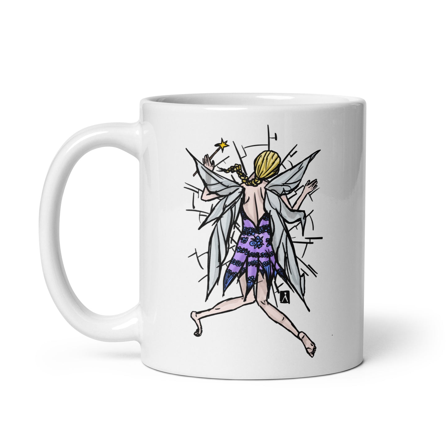 BellavanceInk: Coffee Mug With A Magical Fairy Splatting Into A Coffee Mug