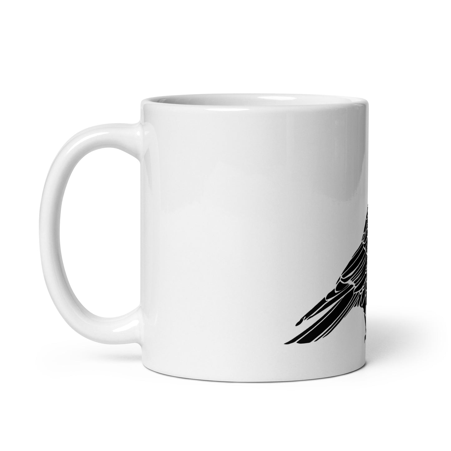 BellavanceInk: Coffee Mug With A Crow Holding A Heart