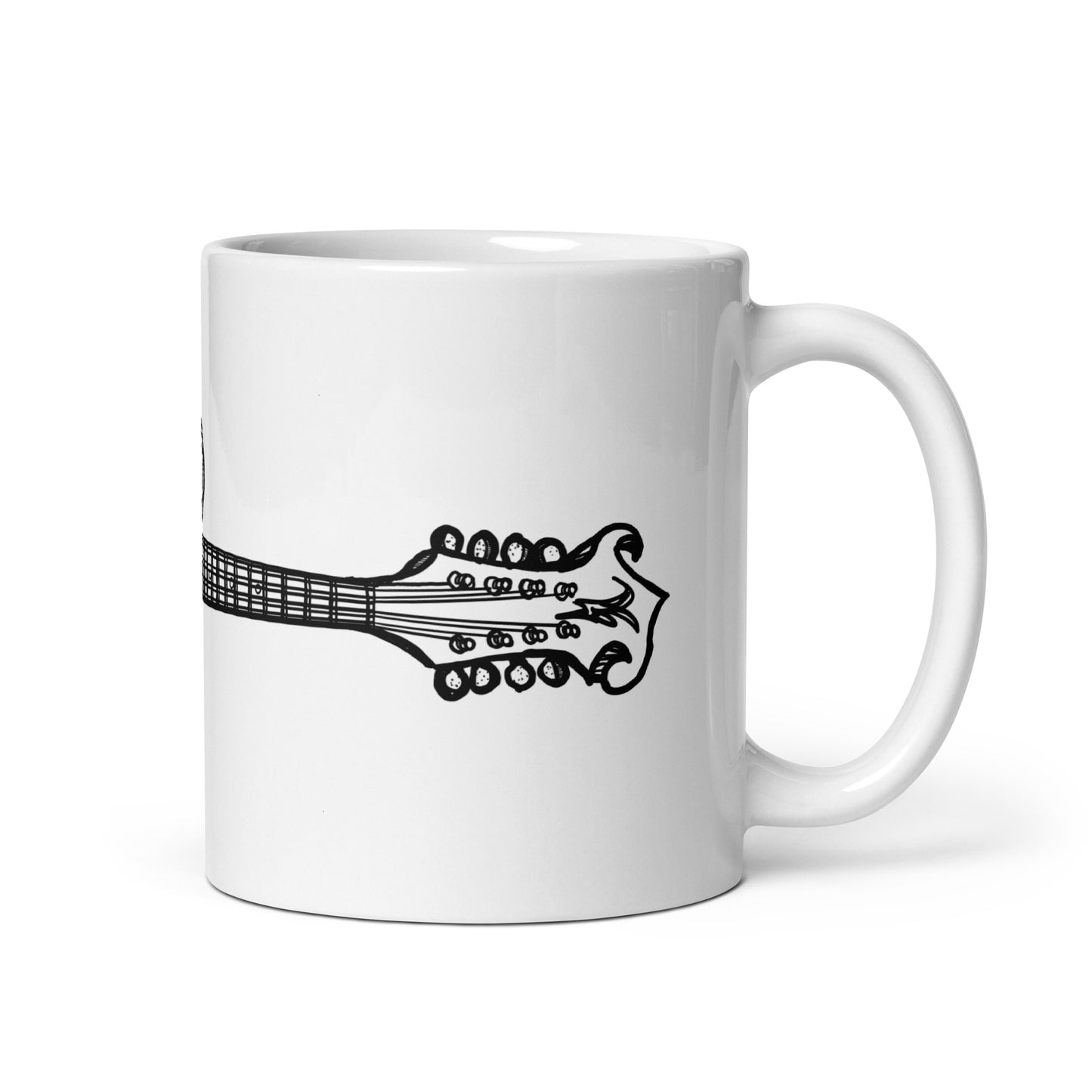 BellavanceInk: Coffee Mug With F-Style Mandolin Musical Instrument