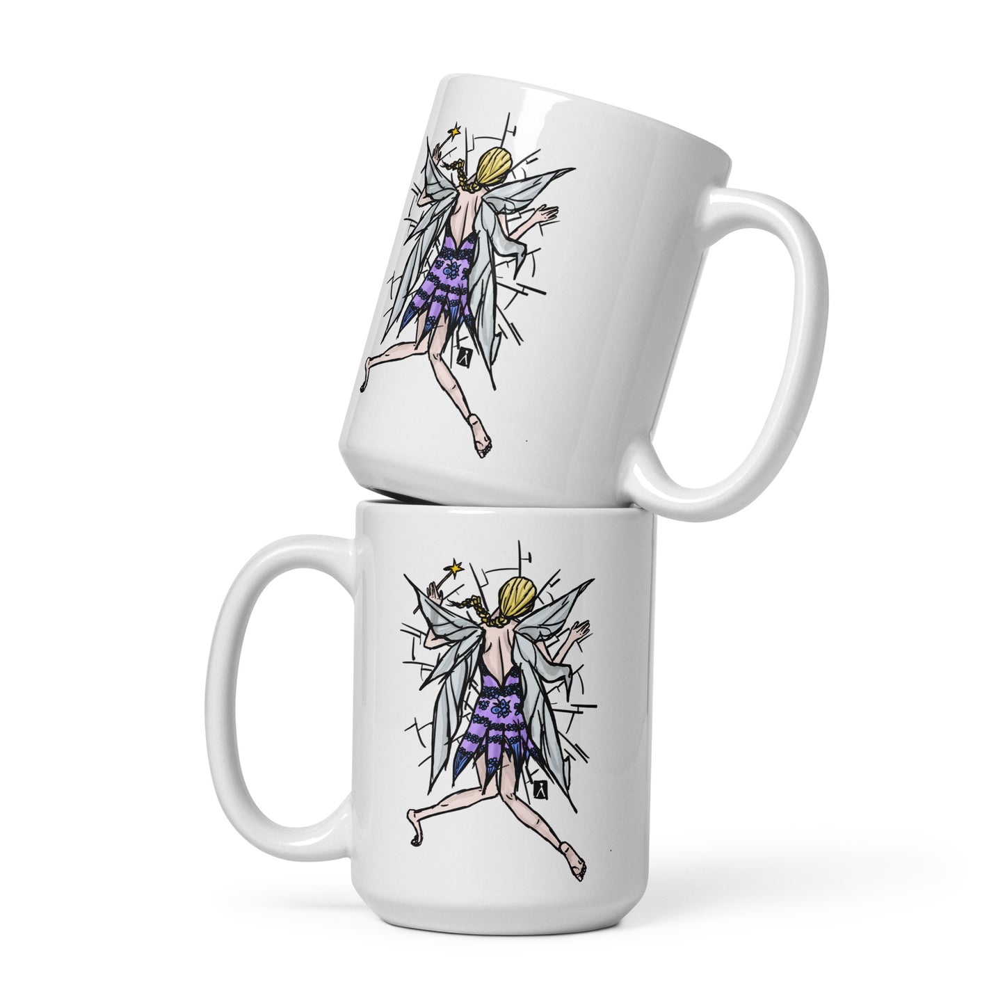 BellavanceInk: Coffee Mug With A Magical Fairy Splatting Into A Coffee Mug