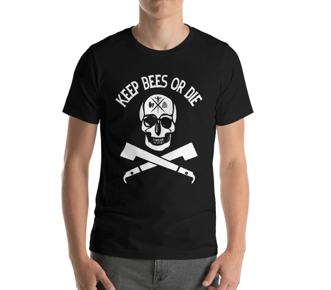 BellavanceInk: Keep Bees Or Die Beekeeping Short Sleeve T-Shirt - BellavanceInk
