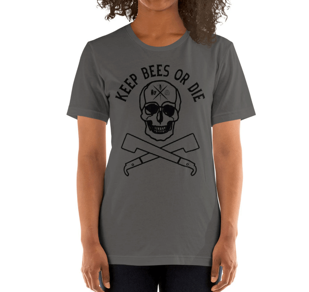 BellavanceInk: Keep Bees Or Die Beekeeping Short Sleeve T-Shirt - BellavanceInk