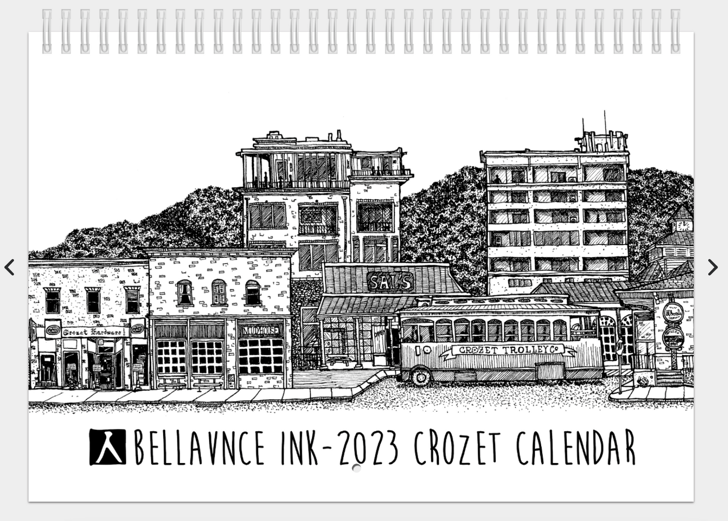 BellavanceInk: 2023 Best of Crozet Pen & Ink Drawings Calendars