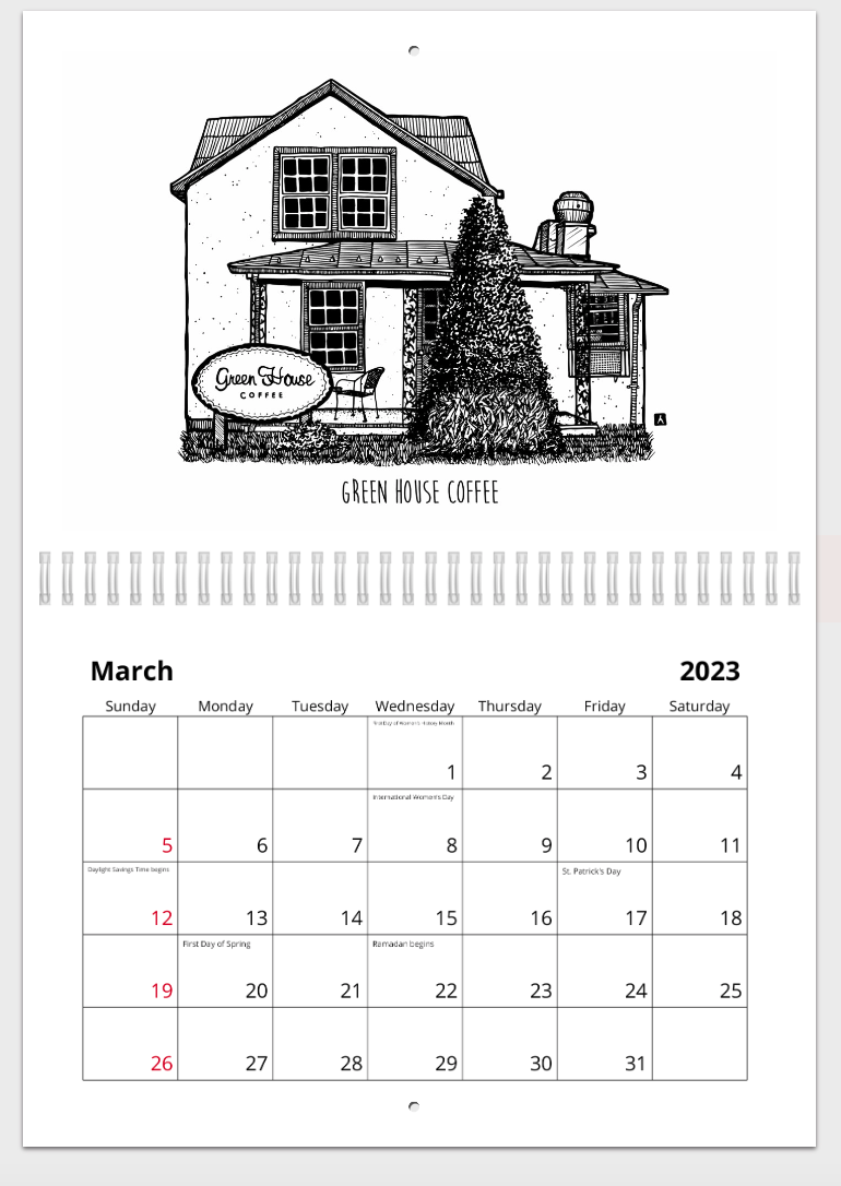 BellavanceInk: 2023 Best of Crozet Pen & Ink Drawings Calendars