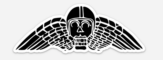 BellavanceInk: Winged Skull With Motorcycle Helmet