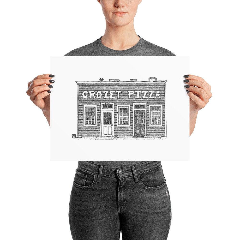 BellavanceInk: Charlottesville Area Attractions Crozet Pizza Restaurant Limited Prints - BellavanceInk