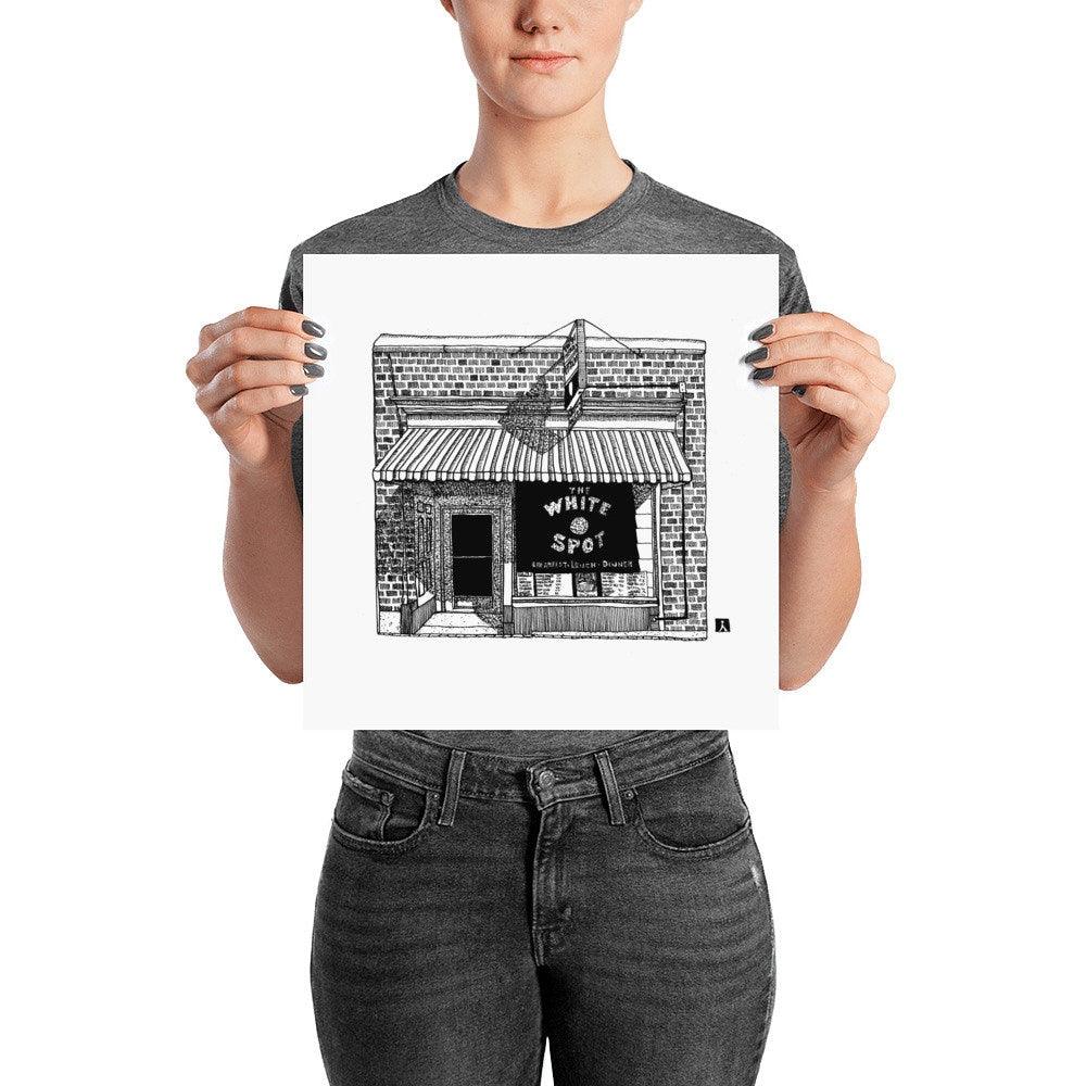 BellavanceInk: Charlottesville Area Attractions The White Spot Restaurant Limited Prints - BellavanceInk