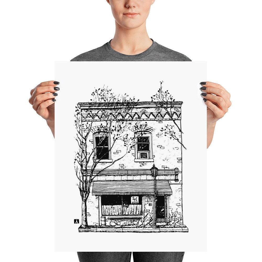 BellavanceInk: Charlottesville Area Attractions Continental Divide Restaurant Prints - BellavanceInk