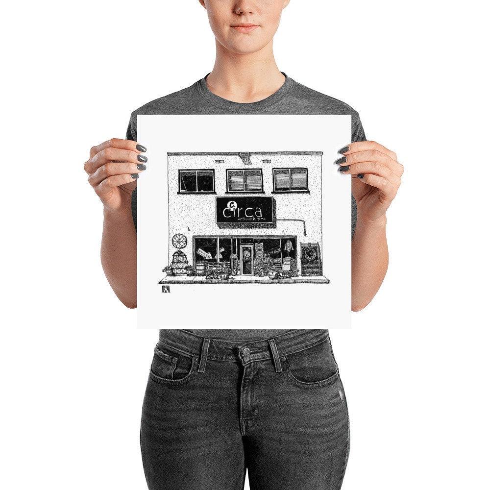 BellavanceInk: Charlottesville Area Attractions Circa Antique Store Front Limited Prints - BellavanceInk