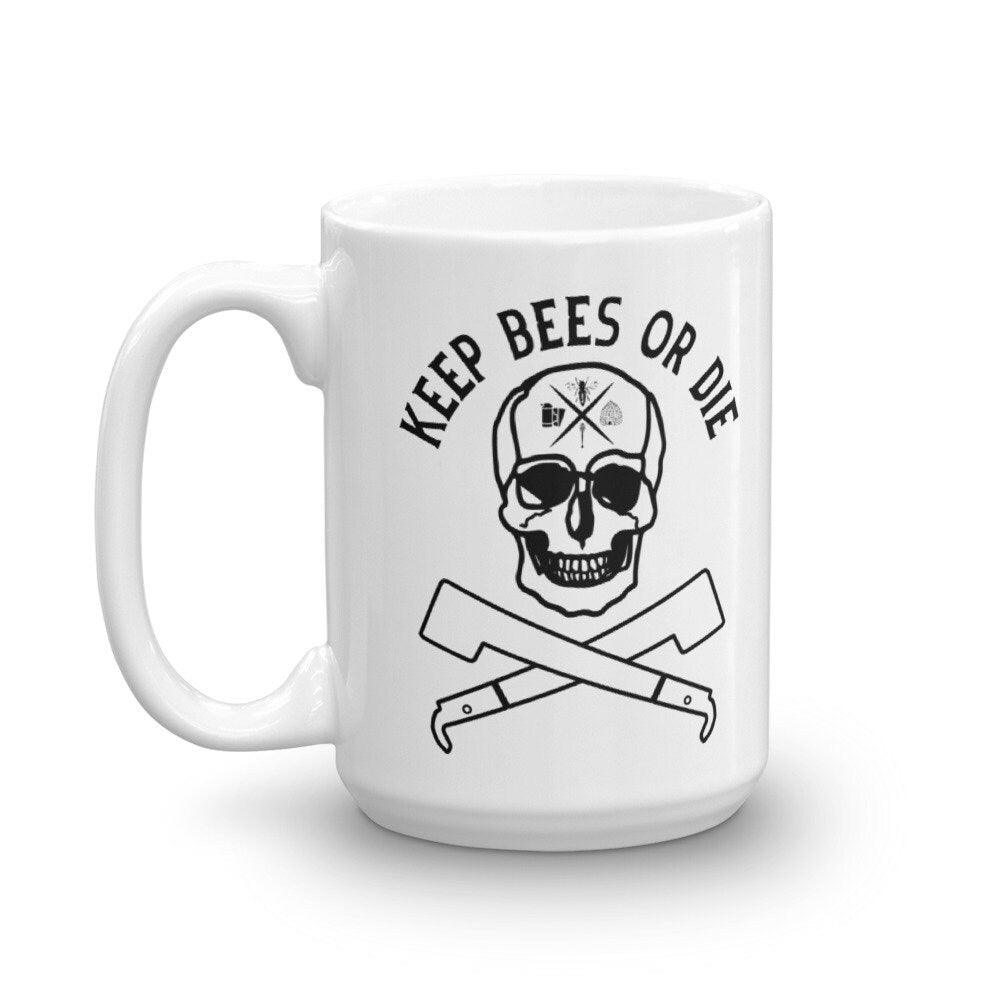 BellavanceInk: Keep Bees Or Die Beekeeping Coffee Mug - BellavanceInk