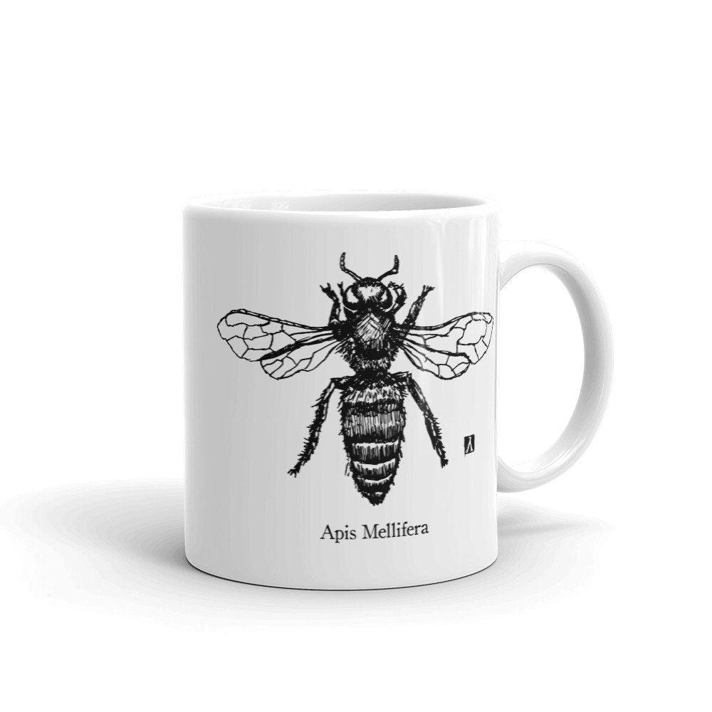 BellavanceInk: Apis Mellifera Honeybee Beekeeping Coffee Mug - BellavanceInk