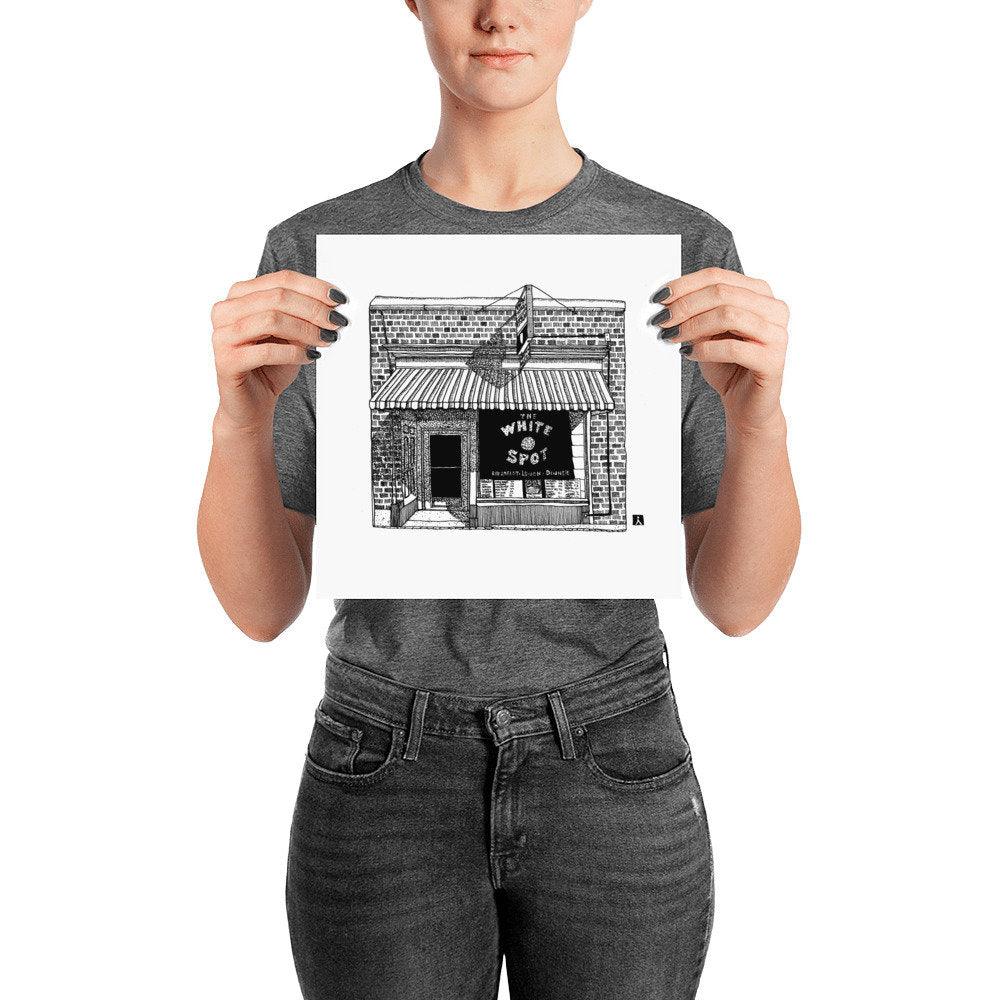 BellavanceInk: Charlottesville Area Attractions The White Spot Restaurant Limited Prints - BellavanceInk