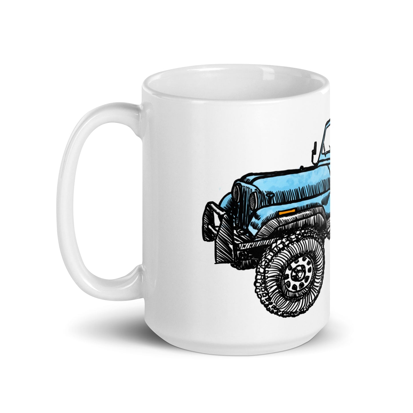 BellavanceInk: Coffee Mug With Marshmallow Peeps In Their Jeep